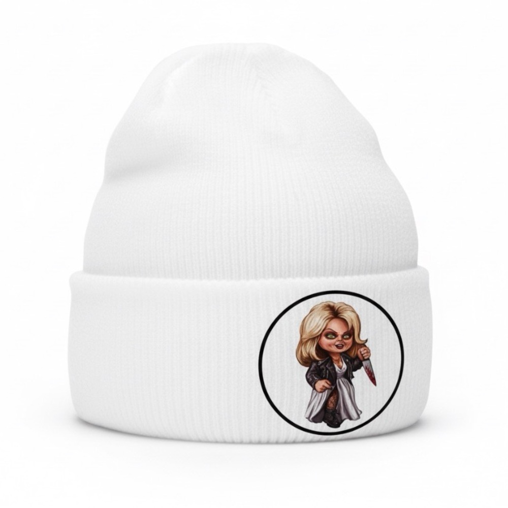 Chucky’s Bride Tiffany Horror White Beanie